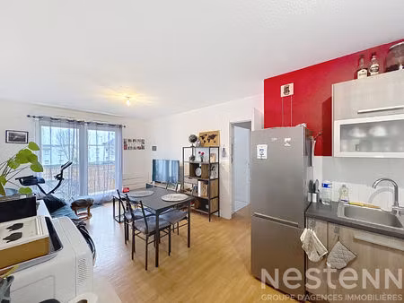 appartement t2  avec balcon  stationnement et cave - 38m² - kervignac.