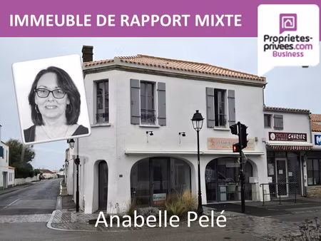 noirmoutier en l ile - immeuble mixte loue  commerces et logements