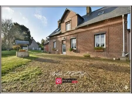 maison normande en briques 5pièces avec dépendance et garages