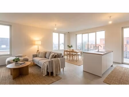 appartement te koop in sint-lievens-houtem met 2 slaapkamers