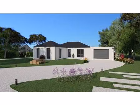terrain avec maison neuve à vendre