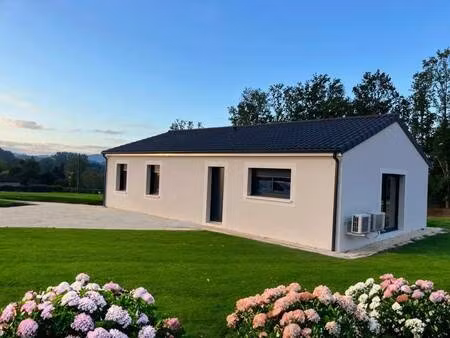 terrain avec maison neuve à vendre