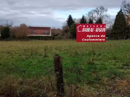 vente terrain 777 m² à vaucourtois (77580)  150 000 €