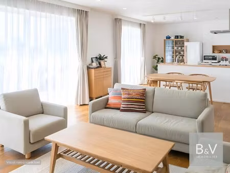 appartement duplex 3 pièces de 60 m² avec terrasse & jardin