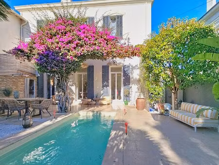 golfe juan : magnifique maison 5 pieces avec piscine