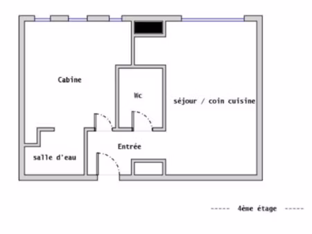 location meublée appartement 2 pièces 27 m² à vanves (92170)  1 200 €