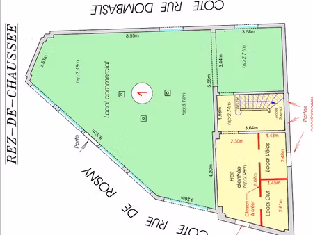 location locaux professionnels 100 m² à montreuil (93100)  2 780 €