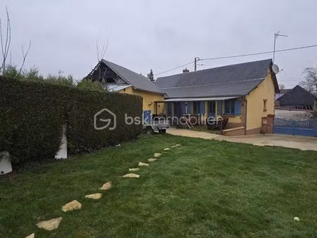 maison 118m² - 3 chambres + 1 bureau - feuquières (60960)