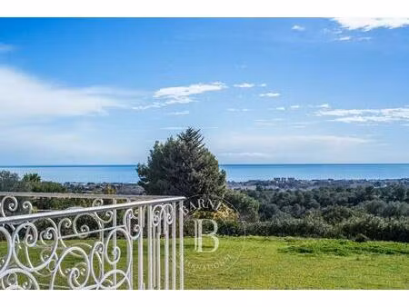 biot - terrain constructible 1798 m² - vue mer époustouflante