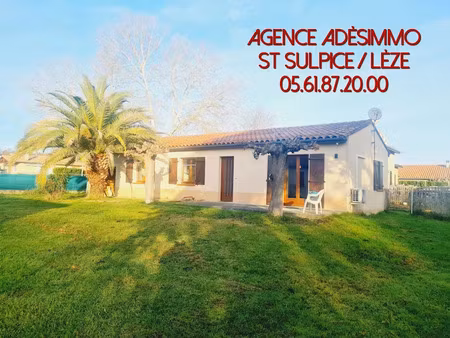 vente villa 5 pièces 85 m² à saint-sulpice-sur-lèze (31410)  195 000 €