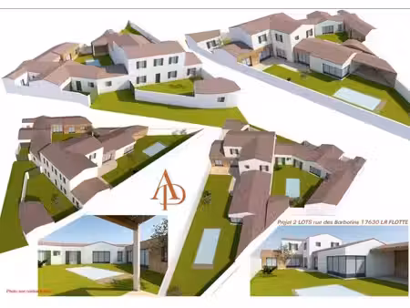 achat terrain 1 165m² la flotte 17630