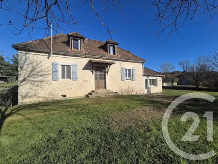 vente maison 4 pièces 90 m² à lachapelle-auzac (46200)  227 000 €