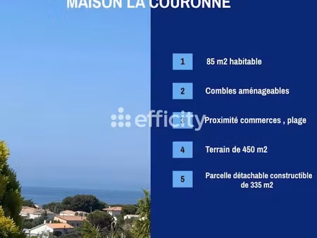 vente maison 3 pièces 85 m² à martigues (13500)  380 000 €