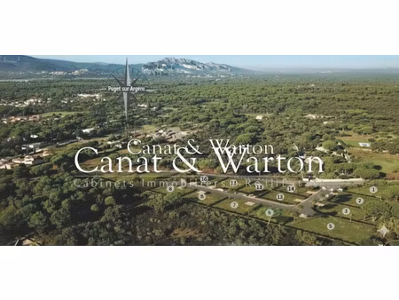 vente terrain 622 m² à puget-sur-argens (83480)  270 000 €