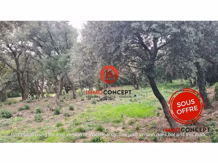 vente terrain à batir 740 m² à montfaucon (30150)  128 000 €