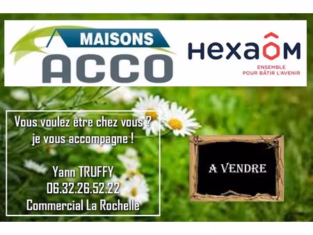 vente terrain 300 m² à vérines (17540)  84 900 €