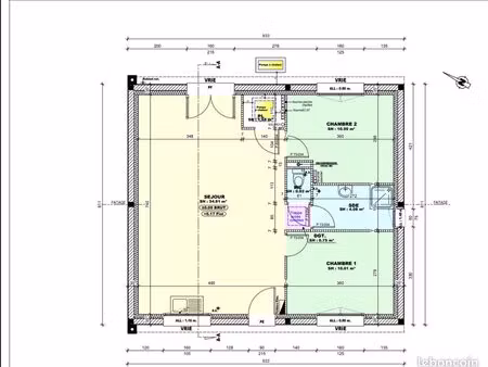 location – maison neuve 63 m² avec grand jardin de 625 m²