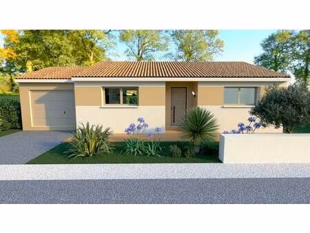 terrain avec maison neuve à vendre