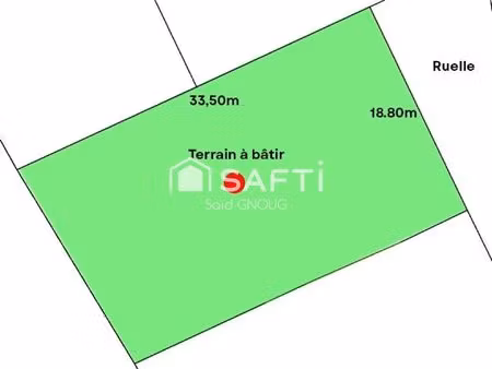 vente terrain 614 m² dallon (02680)