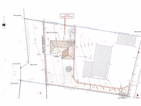 achat terrain 1 325m² st julien de coppel 63160