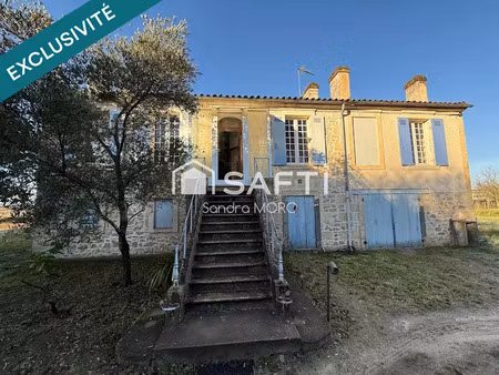 vente maison 5 pièces 107 m² à cérons (33720)  241 000 €