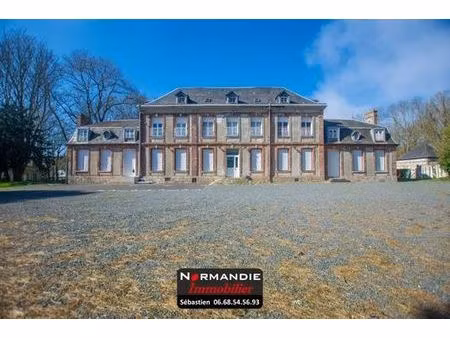prestigieux château en vente saint-valery-en-caux  normandie