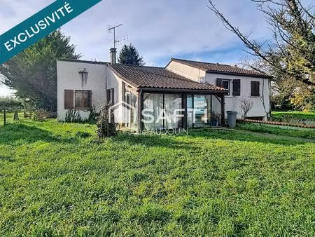 pavillon de 119 m² sur grand terrain de 3 718 m²