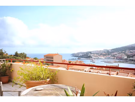 banyuls-sur-mer : t3 avec terrasse panoramique et vue mer !