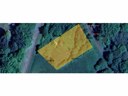 terrain constructible et viabilisé de 993 m² à ladignac-le-long!