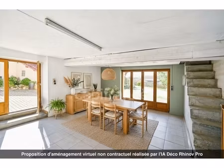 virigneux - ancienne ferme rénovée au cœur d’un écrin de verdure