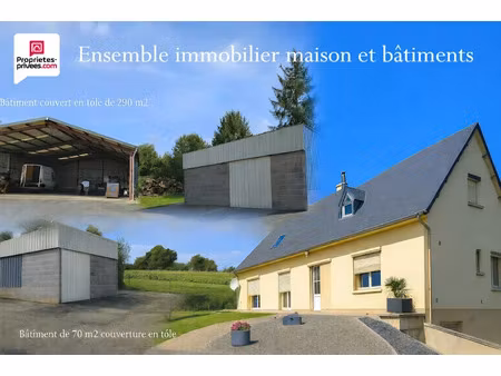 vente maison 5 pièces 109 m² à parigny (50600)  280 000 €