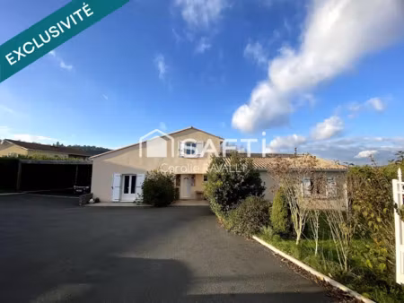 vente maison 6 pièces 163 m² à villebois-lavalette (16320)  279 000 €