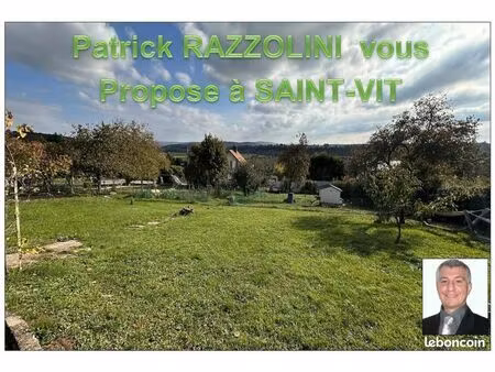 terrain 1 000 m² saint vit