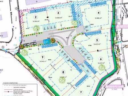 terrain 413 m² ria sirach