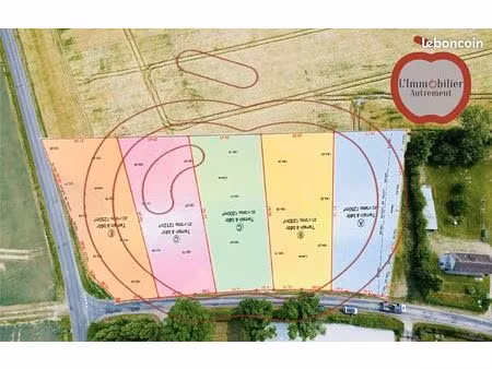 terrain 1250 m² mandres