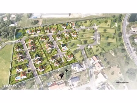 terrain 393 m² puiseaux