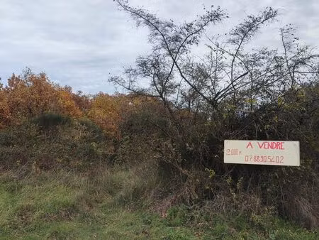 terrain agricole 2000 m