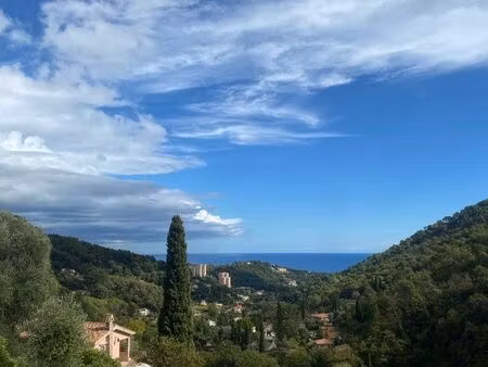 terrain constructible 802 m² – gorbio (06500) – permis accordé villa ~140 m² – 3 chambres 