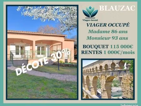 villa en viager 4 pièces 128 m²