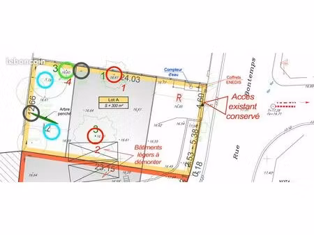 nouvelle aquitaine – talence - terrain constructible 300 m² - 240 000 euros -