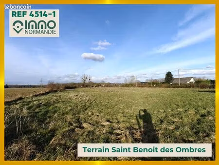 terrain 1780 m² saint-benoît-des-ombres