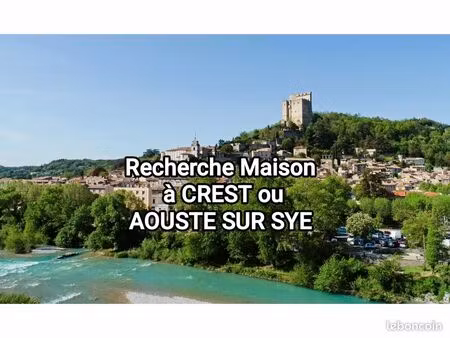 recherche maison crest