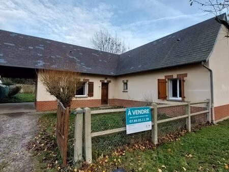 grand pavillon 5 chambres – habitable de plain-pied – la houssoye (60390)