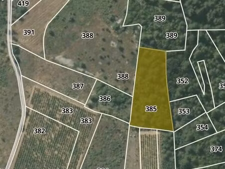 vend terrain pinède