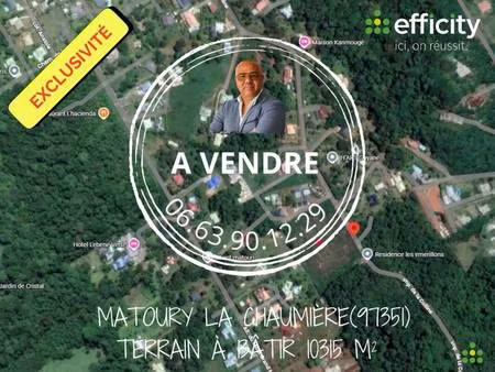 terrain constructible à vendre