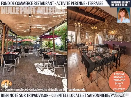 fonds de commerce  restaurant 151 m² capendu