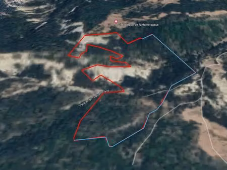 terrain de loisir 9 hectares à trigance