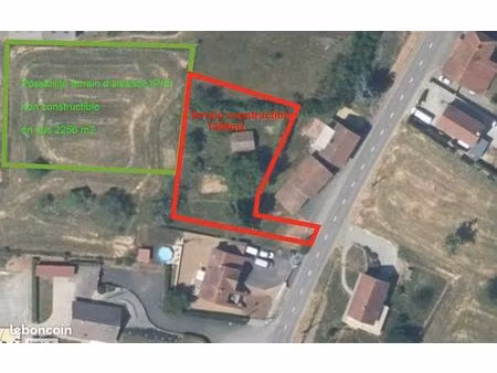 terrain constructible de 1 364 m² (dit le poulailler) – cadre calme et privilégié – angeot