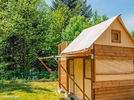 vente cabane en bois 1 chambre