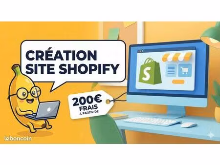création de votre boutique shopify professionnelle - livraison sous 3 jours